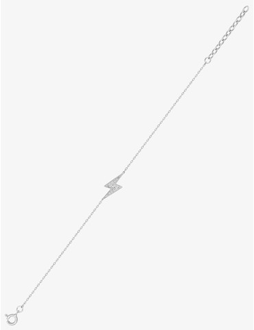Bracelet éclair argent 925‰...