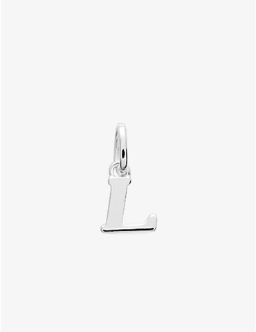 Pendentif lettre L argent...