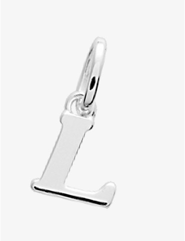 Pendentif lettre L argent...