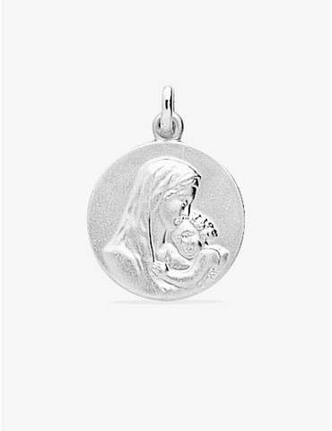 Médaille ronde Vierge à...