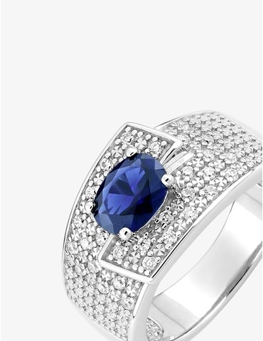 Bague argent 925‰ rhodié,...