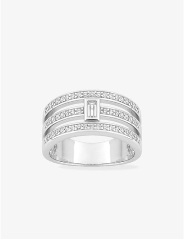Bague triple anneau argent...