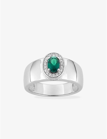 Bague large argent 925‰...