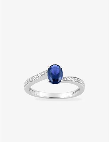 Solitaire fantaisie argent...