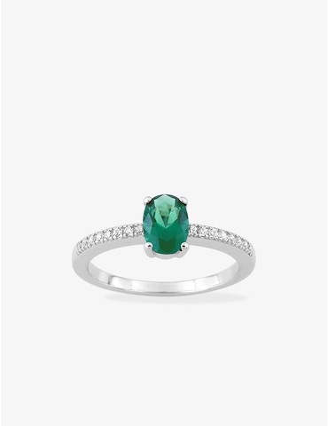 Solitaire argent 925‰...
