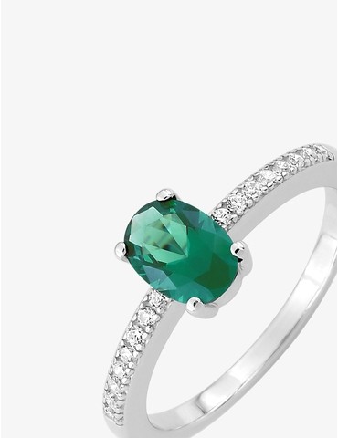 Solitaire argent 925‰...