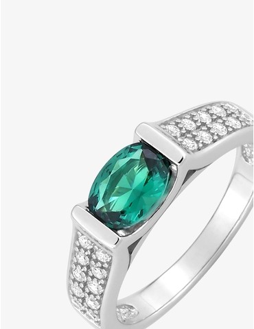 Bague argent 925‰ rhodié,...