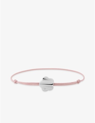 Bracelet cordon rose fleur...