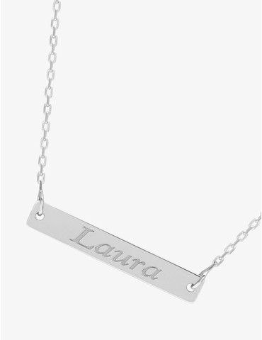 Collier plaque rectangle...