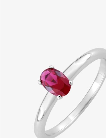 Solitaire argent 925‰...