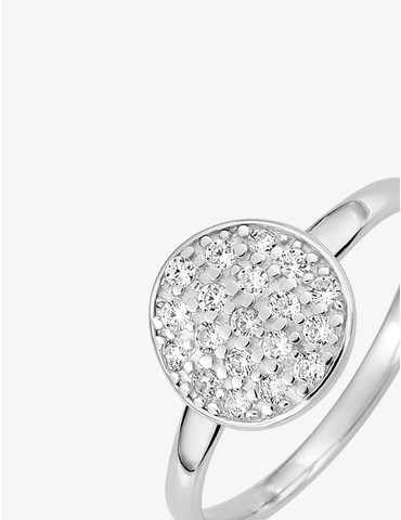 Bague argent 925‰ rhodié et...