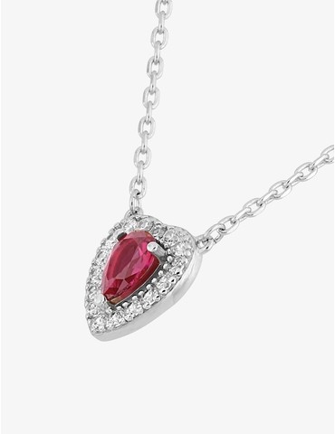 Collier cœur argent 925‰...