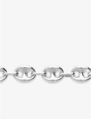 Collier chaîne maille grain...