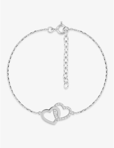 Bracelet cœurs entrelacés...