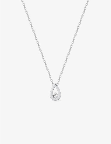 Collier fantaisie en argent...