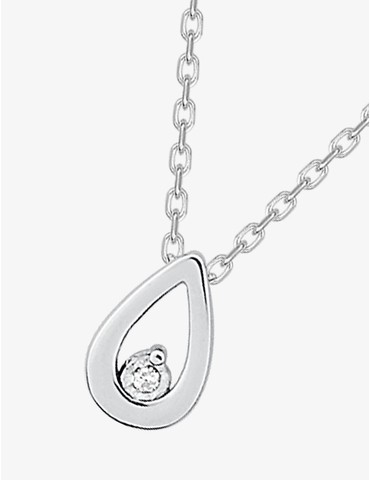 Collier fantaisie en argent...