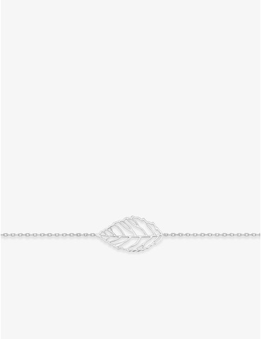 Bracelet motif feuille en...