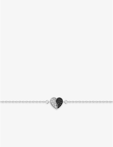 Bracelet cœur en argent 925...