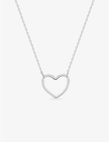 Collier motif cœur en...