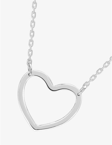 Collier motif cœur en...