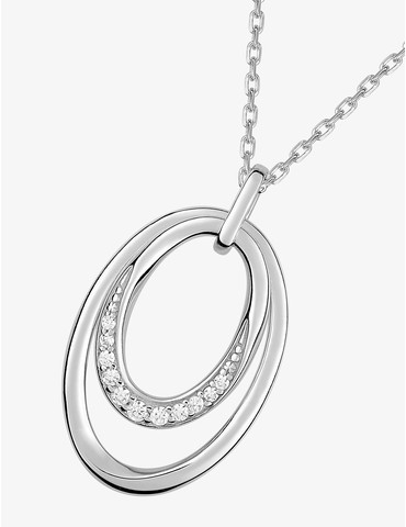 Collier argent 925 ‰ rhodié...