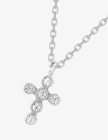 Collier pendentif croix en...