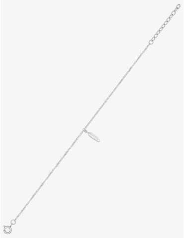 Bracelet breloque plume en...