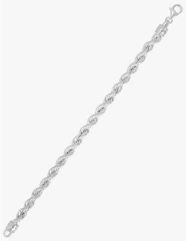 Collier maille corde en...