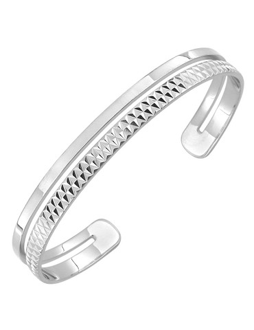 Bracelet jonc ouvert en...