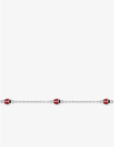 Bracelet motifs coccinelles...