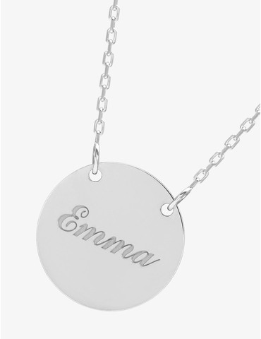 Collier avec jeton à graver...