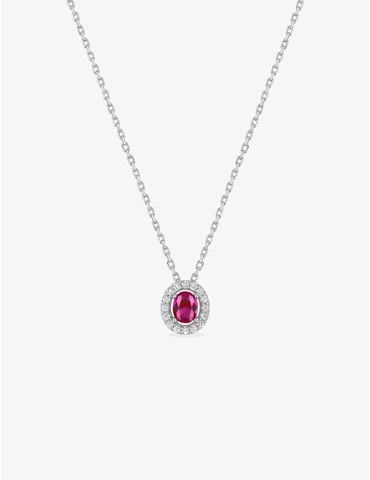 Collier argent 925 ‰ rhodié...