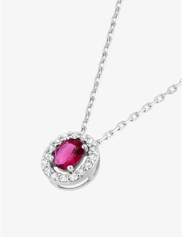 Collier argent 925 ‰ rhodié...