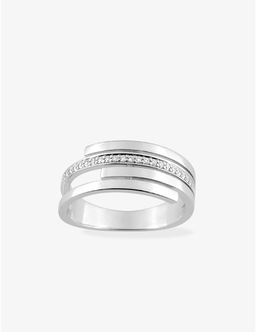 Bague Argent 925 ‰ et oxyde...