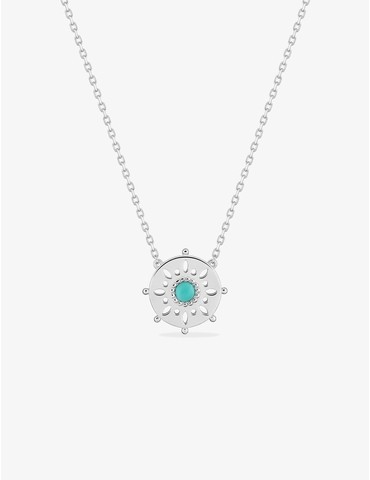Collier argent 925‰ laqué...