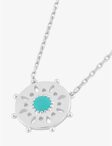 Collier argent 925‰ laqué...