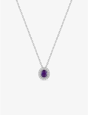 Collier argent 925 ‰ rhodié...