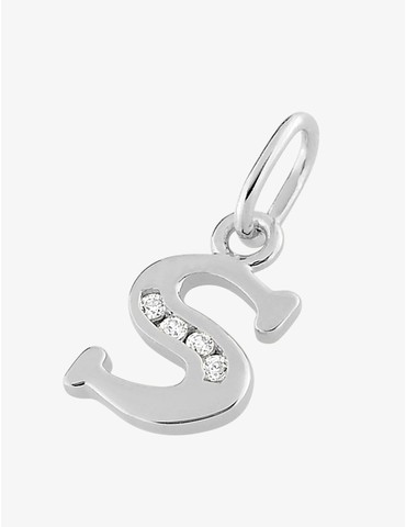 Pendentif initiale S argent...