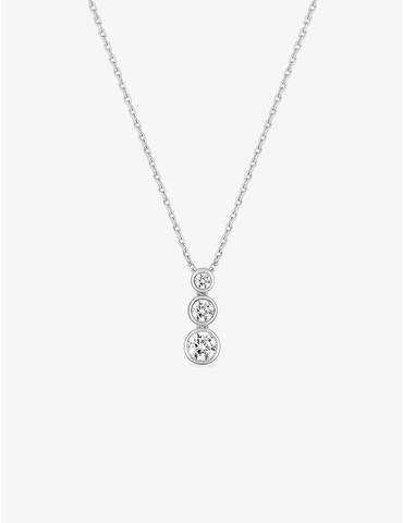 Collier argent 925 ‰ rhodié...