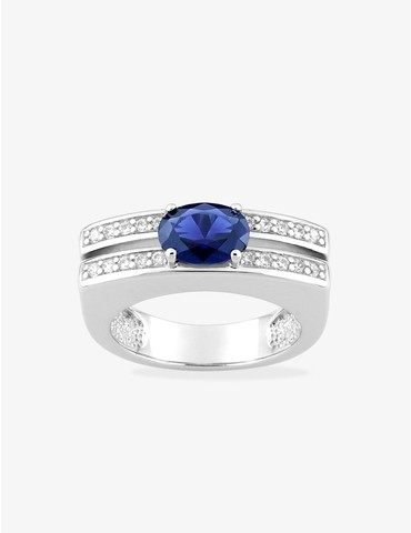 Bague argent 925 ‰ rhodié...
