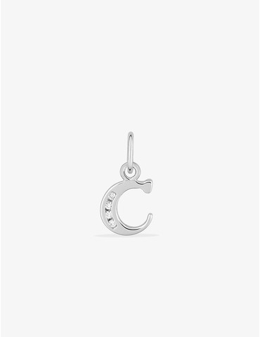Pendentif initiale C argent...