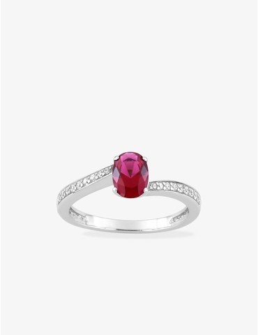 Bague argent 925 ‰ rhodié...