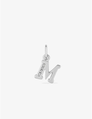 Pendentif initiale M argent...
