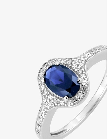 Bague argent 925 ‰ rhodié...