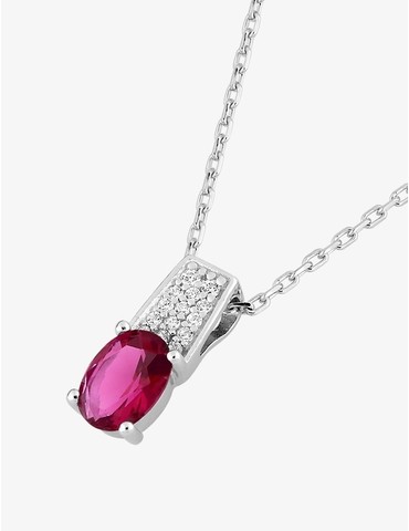 Collier argent 925 ‰ avec...