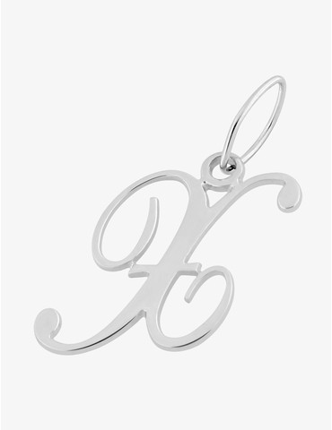 Pendentif lettre X en...