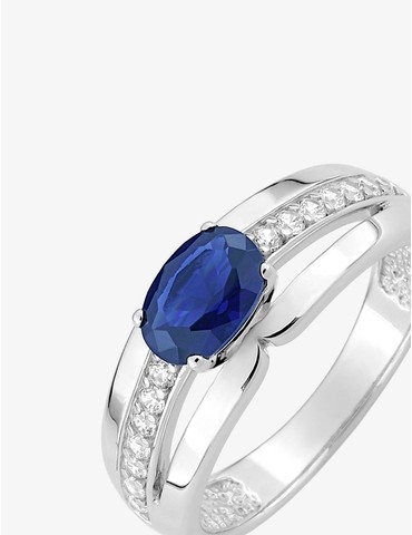 Bague solitaire argent 925‰...