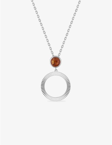 Collier argent gris 925‰...