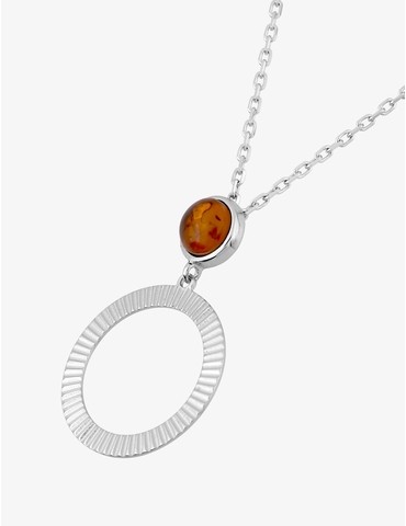 Collier argent gris 925‰...