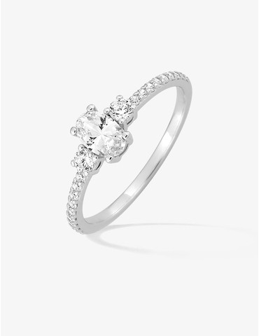 Bague en argent 925 ‰...
